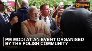 PM Modi at an event organised by the Polish community | DD India