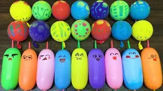 Making GLOSSY Slime with FUNNY BALLOONS !!!Satisfying SLIME Video #118