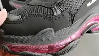 Balenciaga Triple S Clear Sole BlackPink Neon  541624W09O10829