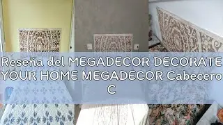 Rese&ntilde;a del MEGADECOR DECORATE YOUR HOME MEGADECOR Cabecero Cama 5mm Moderno Mandala, Minimalista. Mo