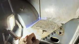 VW Bus Kombi Passenger Side Battery Tray and Rear Lower Corner Metal Replacement Part - 2