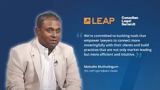 LEAP & Canadian Legal Summit, LEAP CEO Interview