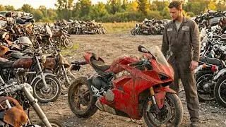 Dead Ducati Panigale 1199 Restoration | Scrap to Showroom Condition #ducati #restoration #superbike