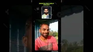 Virat Kohli Duplicate || Cricketer Virat Kohli Lookalike Humshakal #ViratKohli #Shorts