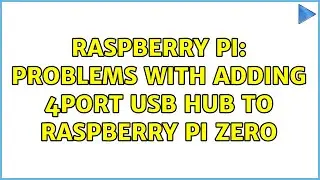 Raspberry Pi: Problems with adding 4port usb hub to Raspberry Pi Zero (2 Solutions!!)
