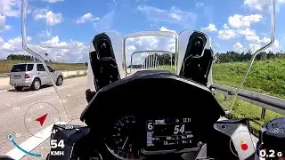 Kawasaki Versys 1000 - Durchzug 6. Gang - GPS Daten