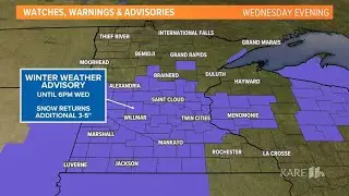 LIVE RADAR: Heavy, wet snow falling Wednesday