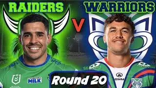 Canberra Raiders vs New Zealand Warriors | NRL - Round 20 | Live Stream Commentary