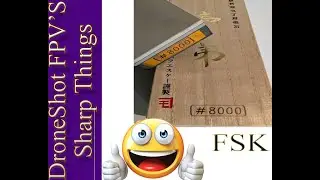 FSK 8000 Grit Vitrified Diamond stone (introduction, announcement and quick test)