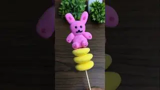 yellow clay with teddy bear #youtubeshorts #viralvideo #shortvideo