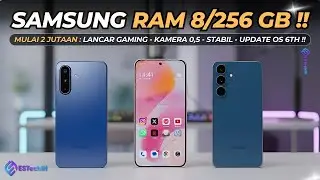 7 Rekomendasi HP Samsung RAM 8/256 GB Terbaik 2025🔥