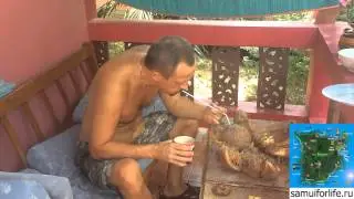 Как легко открыть кокос - самый простой способ.