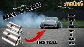 Z1 350z motor mounts, Klutch Kickers & impromptu drifting