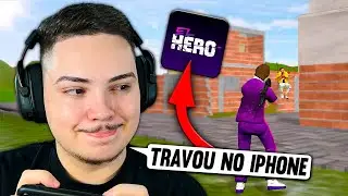 PRIMEIRA VEZ JOGANDO EL HERO  🔥 (Travou no iphone kkkkk)