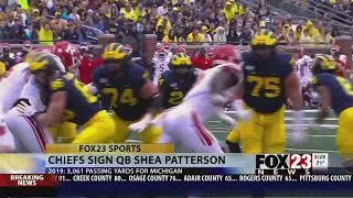 WATCH - Chiefs sign QB Patterson; Tulsa Threat season over