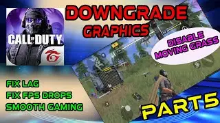 CALL OF DUTY DOWNGRADE GRAPHICS .. OFF MODE MOVING GRASS