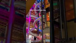 World&rsquo;s tallest mall slide | world trade centre, Abu Dhabi 🇦🇪 #youtubeshorts #ytshorts