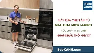 BepXANH.com | Giới thiệu m&aacute;y rửa ch&eacute;n &acirc;m to&agrave;n phần Malloca MDW14-B09FI - H&eacute; cửa tự động