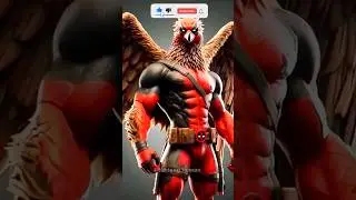 Deadpool Hybrid Evolution: Mutant Eagle & Elephant!#shorts #hybridanimals #animalhybrid