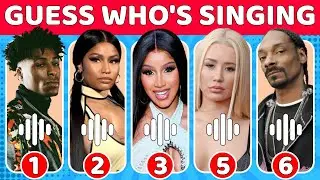 Guess The Rapper's Voice by their Song | Who is Singing | Hard Quiz (99.9% Will Fail)| Rap Quiz 2023