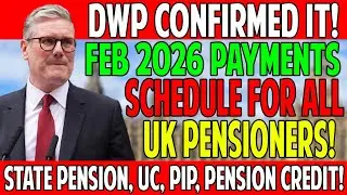 Breaking News: DWP Just Released Feb 2026 Payment Schedule - State Pension Update!
