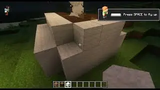 My first time building a teepee in Minecraft