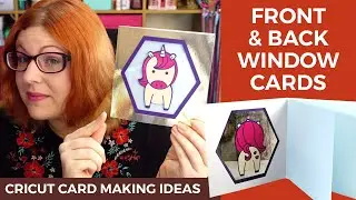 How to Make Front & Back Cards with Cricut & Adhesive Vinyl