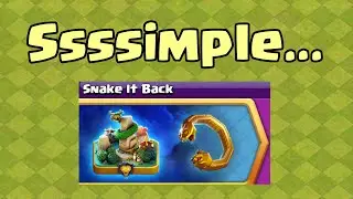 Sssimple sssolution to snake it back