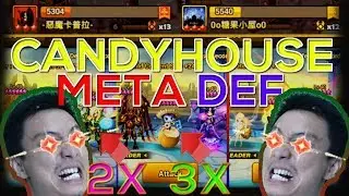 [TOP 10] Siege Battle VS Candy House Defense Meta - isengdudegame Summoners War