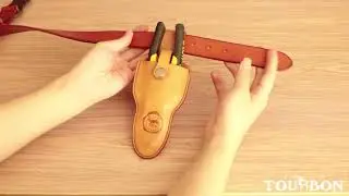 TOURBON | Leather Sheath Tool Holsters for Pruning Shears Pliers Scissors