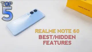 Realme Note 60 Top 5 Best/Hidden Features | Tips And Tricks
