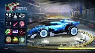 Rocket League: Give Away! Opening 20 More Secret Santa Crates! Painted Peppermint!
