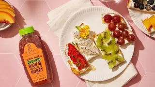 Smoothie Toast Recipe (Honey Rainbow Toast)