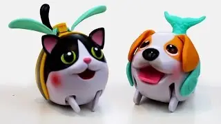 Gatito y Perrito Chubby Puppies! Cachorros de juguete en SUPERDivertilandia.