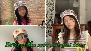 Crochet hat: Instructions for crocheting an aviator hat - m&m handmade (2/2)