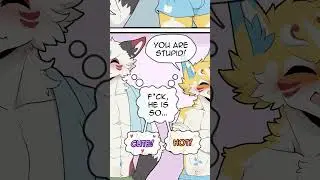 LEARN TO KNOCK, KAWARI! | Comic by Kurarifox #WaffleVA #furry #comicdub