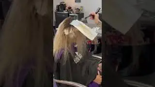 How to keep damaged hair safe during coloring #olaplex #hairdresser #hairstylist #damagedhair