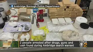 2 arrested after police seize drugs, guns and cash in Ambridge raid