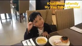 BREAKFAST DI HOTEL SANTIKA BENGKULU #HOTELSANTIKA #BENGKULU #KHALIFKINARAFAMILY