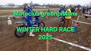 Winter hard race 2025.Motoclub green pistons