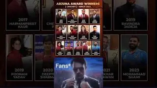Arjun Awards Winners 🏆 player since 2013 ❤️#cricket #shorts #arjunaward #sports #indiancricketer
