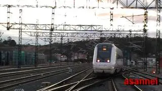 TRENES AL ATARDECER EN A CORU&Ntilde;A SAN CRISTOBAL 1/2