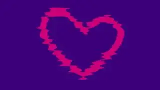 4K Heart Drawing Sketch Ripple Water Reflection Pink Purple Copyright Free Stock Footage Free Downlo