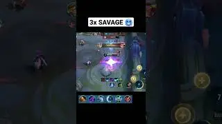 3x SAVAGE 🥶 | BRUNO INSANE BUILD | BRUNO MOBILE LEGENDS: BANG BANG | MLBB