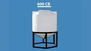Dunmiers DCB 600 - 600 Gallon Vertical HDPE Tank