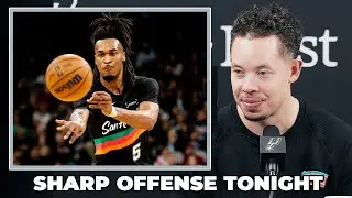 Mitch Johnson on Spurs Sharp Offense Against Bucks