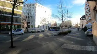 Иду в Мюнхене в 1-й же день 2025 года в р-не Sendling к ст. метро U6 Harras 🚇🔵 M&uuml;nchen 01.01.2025