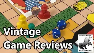 Vintage Board Game Reviews - Big Bully, Spy Ring, Shake Numbers & Jumblex | Family Fun from the Past