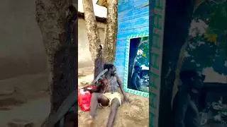 Tribal Guy Runs from His Own Reflection #TribalComedy