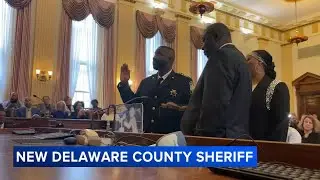 Siddiq Kamara sworn in as Delaware County sheriff, turning family tragedy into push for change